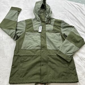 ALPINE DESIGN 1962 SPORT JACKET Mens Size Medium Olive Green Wind Resistant NEW‎